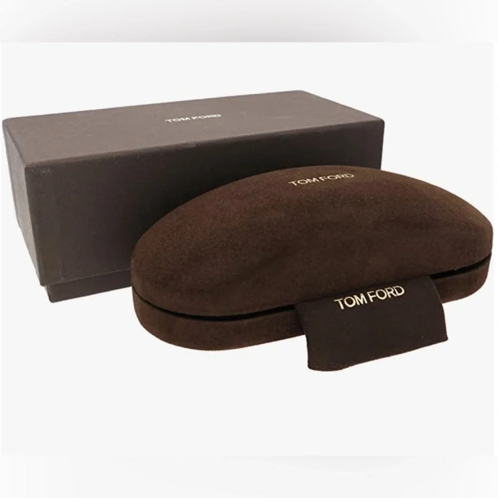 TOM FORD Medium Dark Brown Sunglass Case, NWOT - Picture 2 of 10